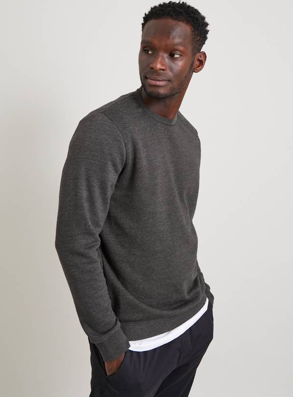 Buy Charcoal Crew Neck Sweatshirt - M | Sweatshirts and hoodies | Argos