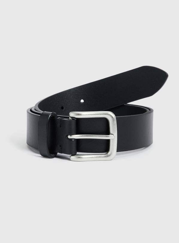 Black Leather Belt XL