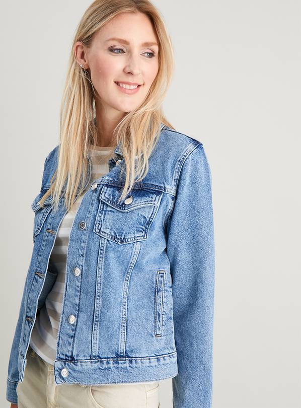 Buy Blue Denim Jacket - 14 | Coats | Argos