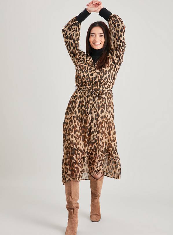 Sainsburys leopard outlet print dress