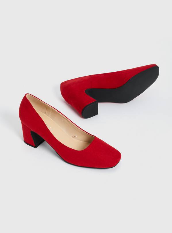 Buy Sole Comfort Red Block Heel Shoes 6 Shoes Argos