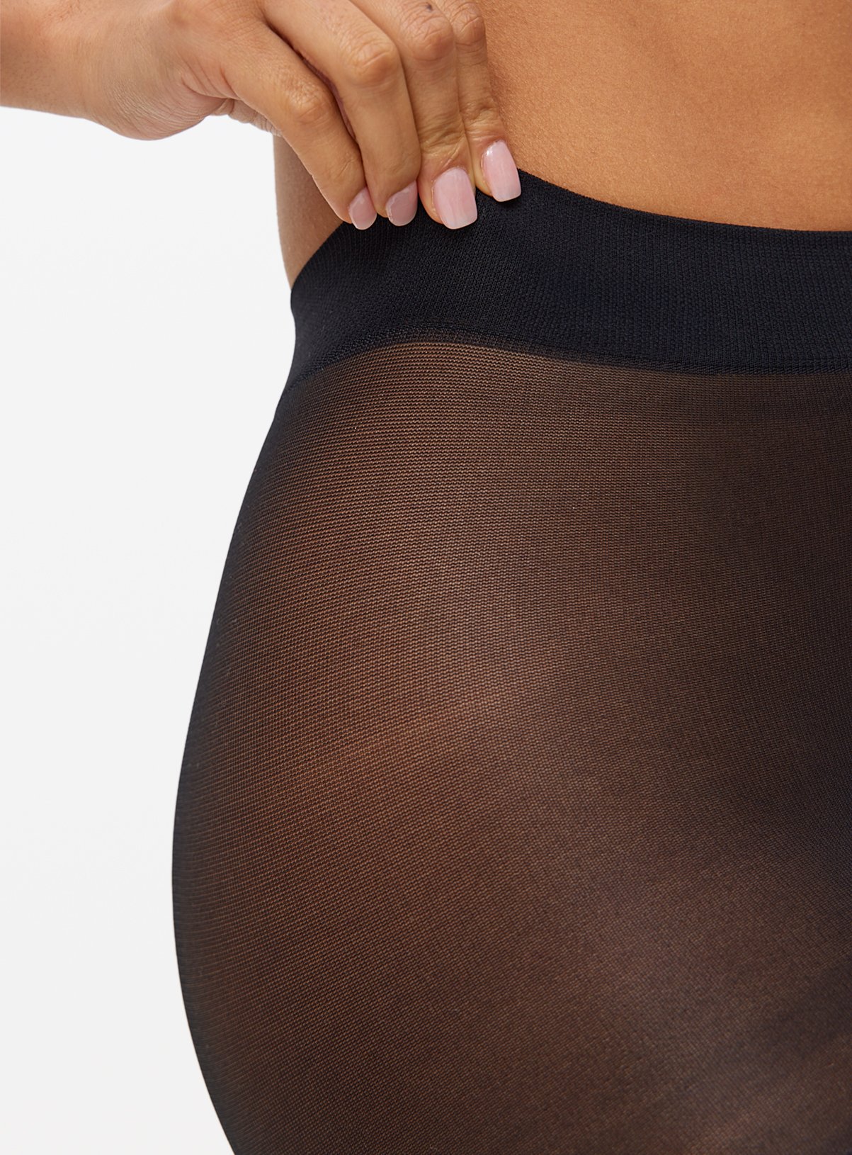 Secret Shaping Black 40 Denier Opaque Tights 2 Pack XL - Image 3 thumbnail