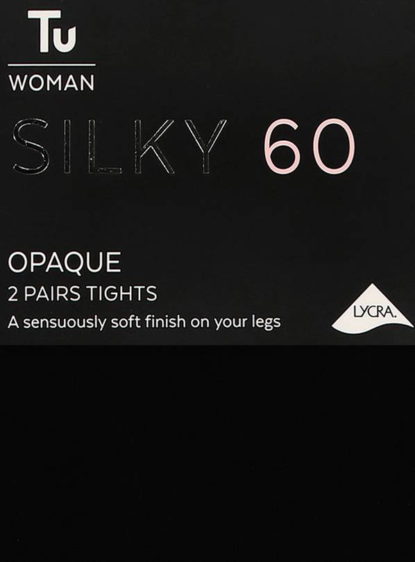 60 Denier Tights 2 Pack