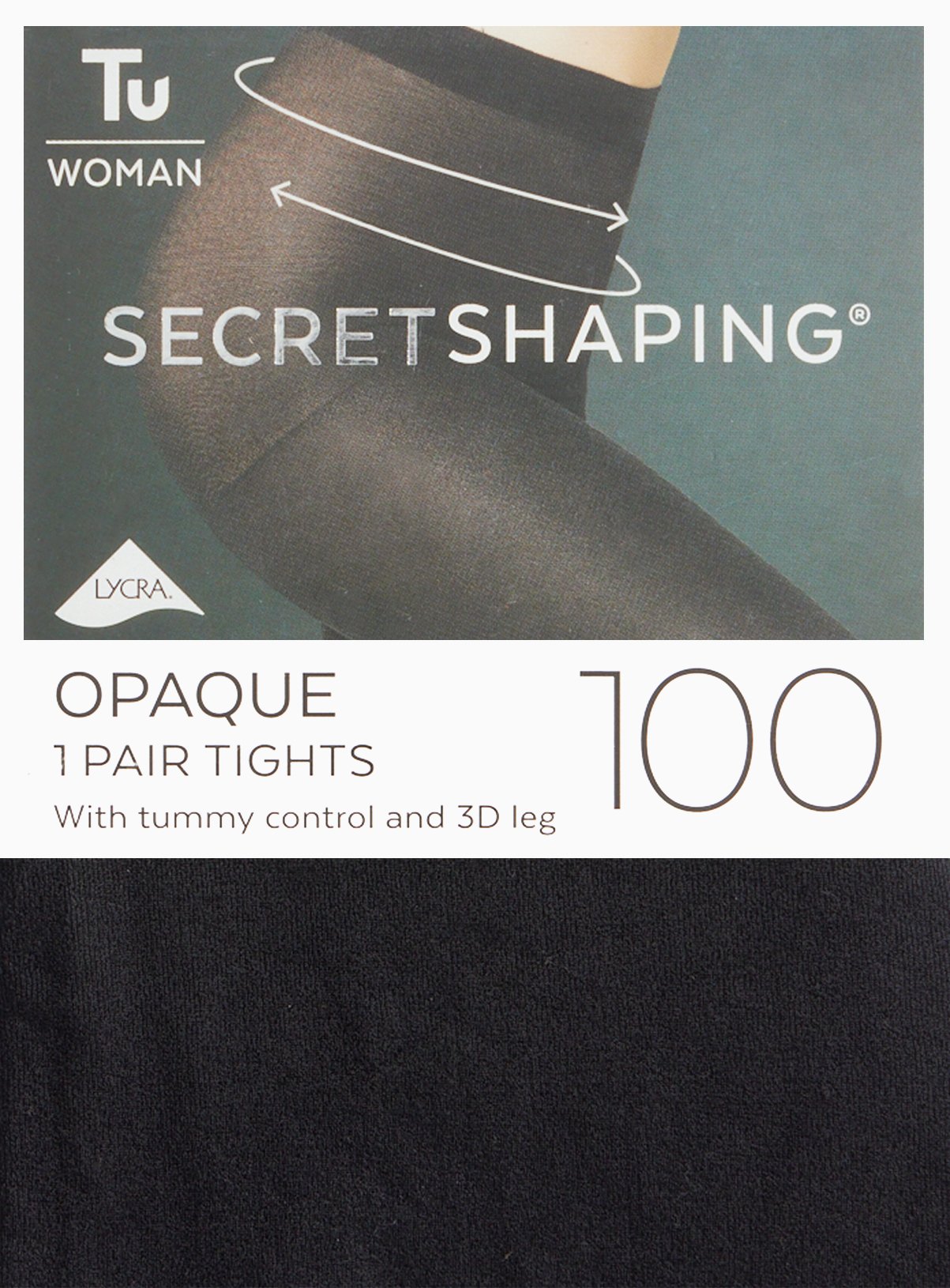 SilkySensation 100 Denier Opaque Tights – Black, S/M & M/L – Classic Women's Hosiery