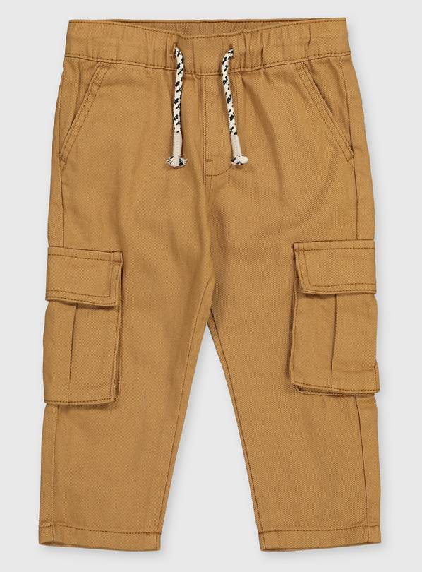 Buy Beige Cargo Trousers - 6-7 years | Trousers and joggers | Argos
