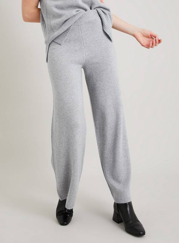 Grey Coord Joggers With Wool & Cashmere - 14