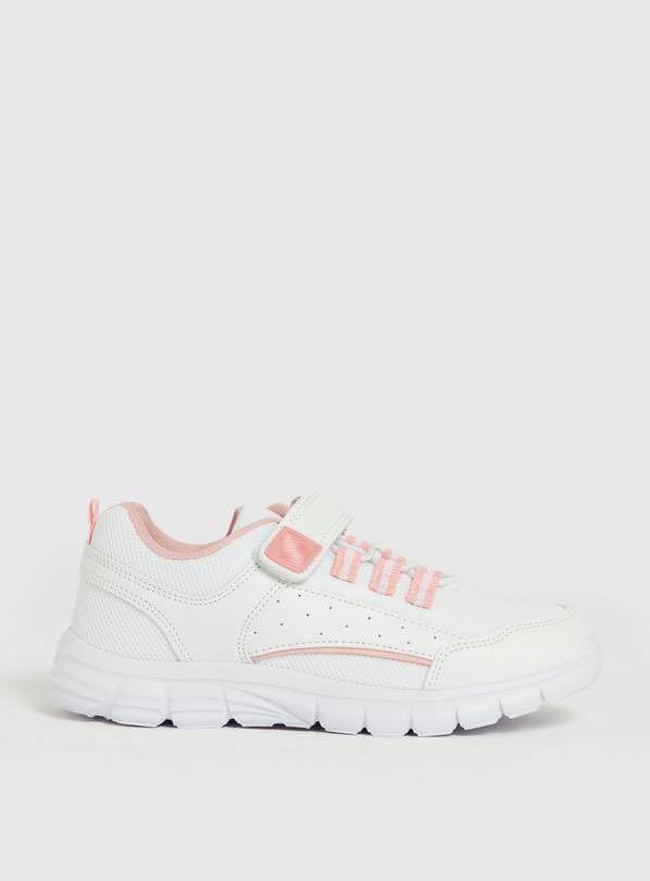 Buy White & Pink Chunky Trainers - 10 Infant | Trainers | Argos