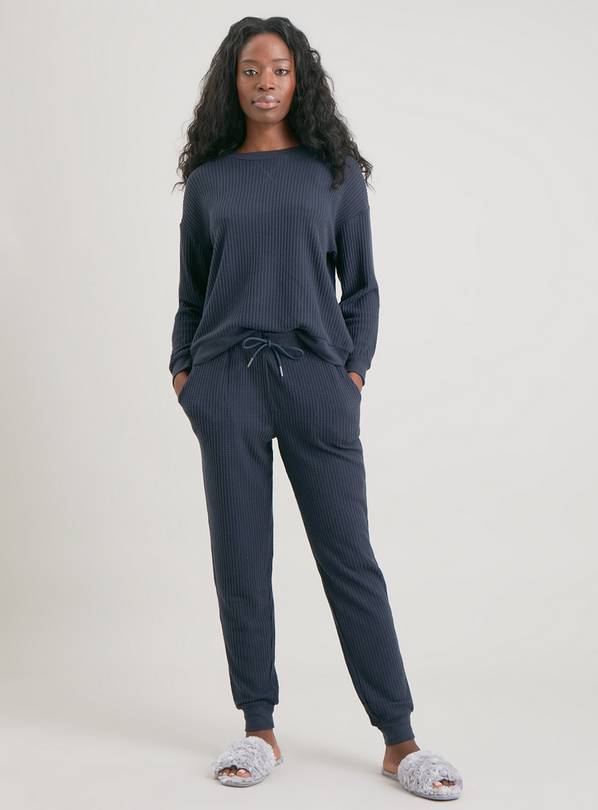 Ladies navy best sale pyjama bottoms