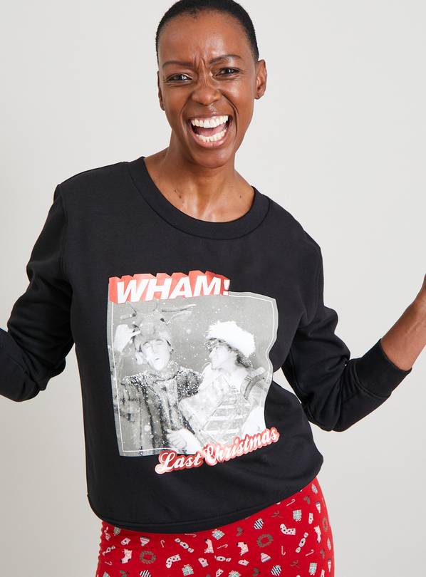 Buy Wham! Black Last Christmas Sweatshirt M | Hoodies and sweatshirts | Tu