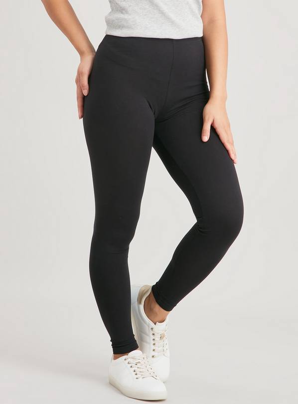 Buy PETITE Black Leggings 2 Pack 16-18 | Trousers | Tu