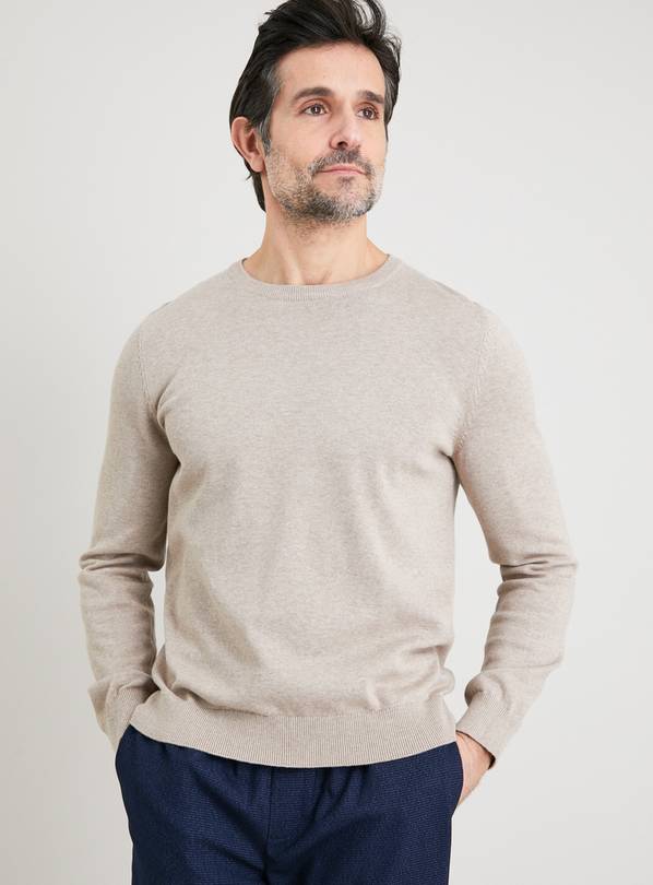 Buy Stone Crew Neck Jumper - M | Jumpers and cardigans | Argos