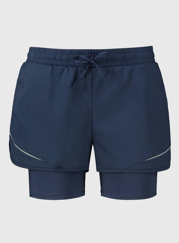 Double Layer Active Running Short