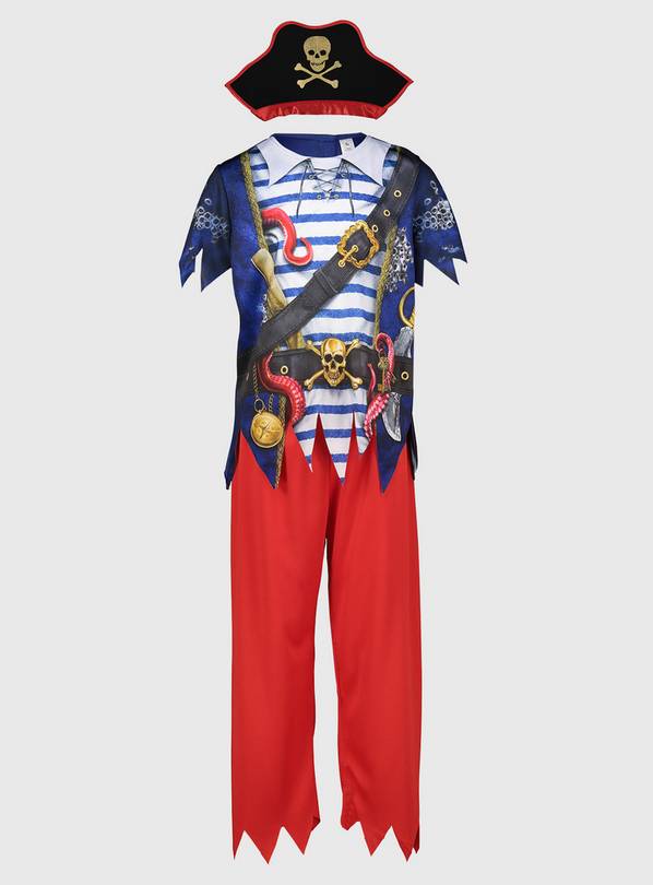 Buy Pirate Blue Stripe Costume 78 years Kids fancy dress costumes