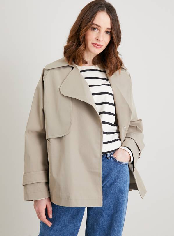 Stone Short Trench Coat - 10