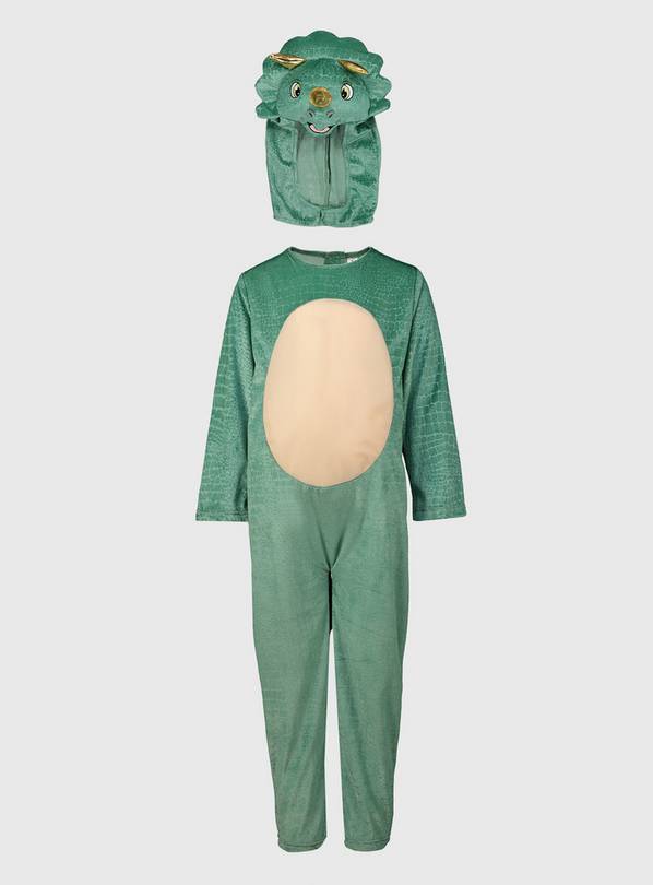 Green Triceratops Costume 7-8 years
