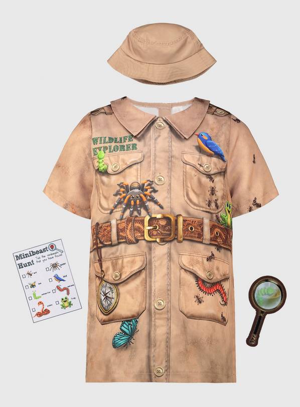 Brown Explorer Costume 5-6 years