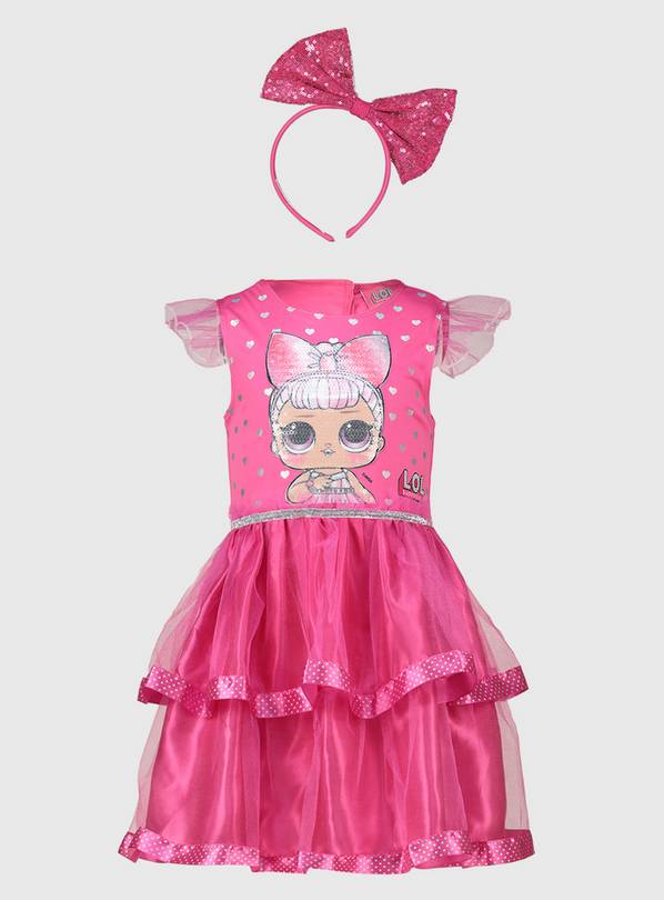 L.O.L Surprise! Pink 2 Piece Costume - 3-4 Years