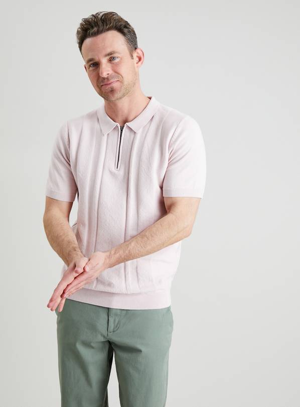 Brakeburn Pink Polo Shirt, L