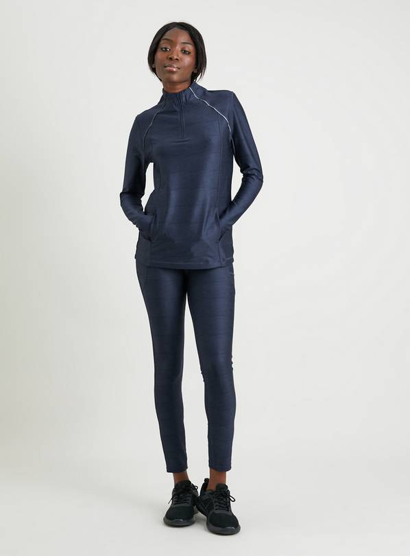 Half zip active on sale top