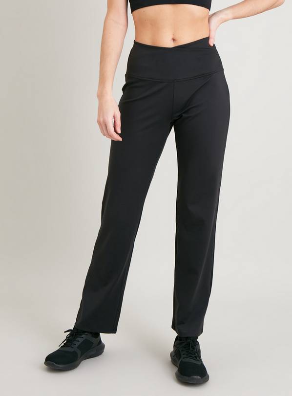 Nike, Pants & Jumpsuits, Nike Black Wideleg Yoga Pants