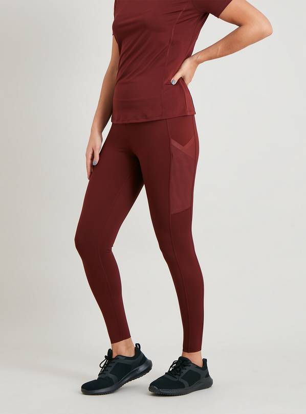Buy Active Brown Compression Leggings - 22, Joggers