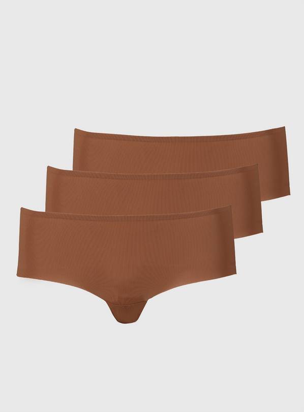 Chestnut No VPL Knicker Shorts 3 Pack - 10