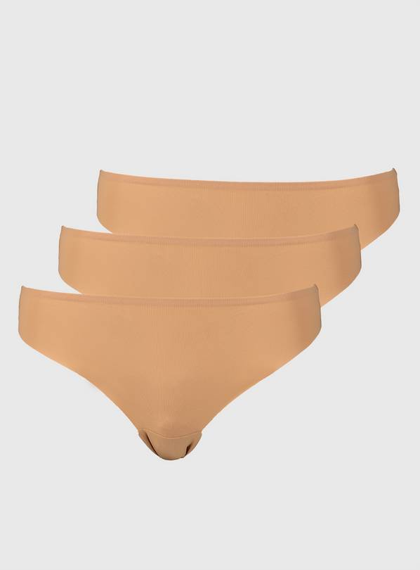 Buy Honey No VPL High Leg Knickers 3 Pack - 6, Knickers