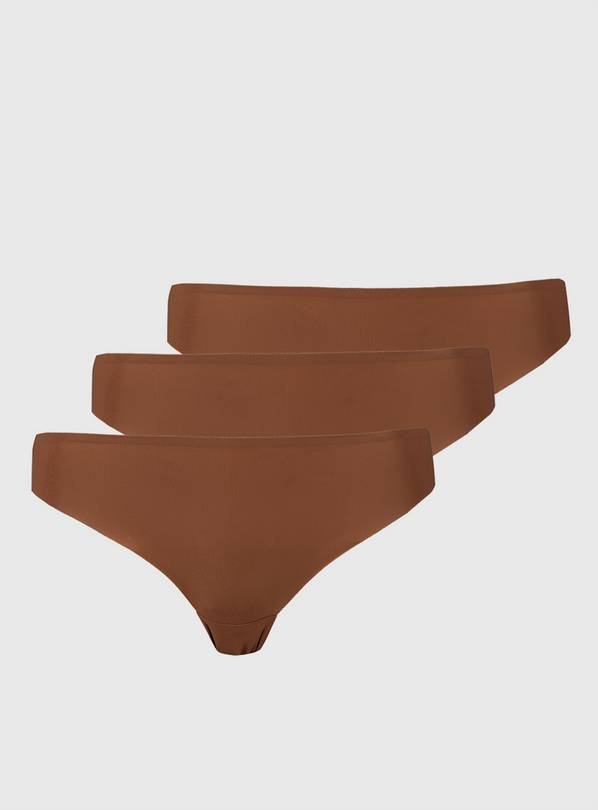 Buy Chestnut No VPL High Leg Knickers 3 Pack 18 Knickers Argos