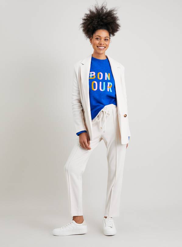 White on sale blazer coord