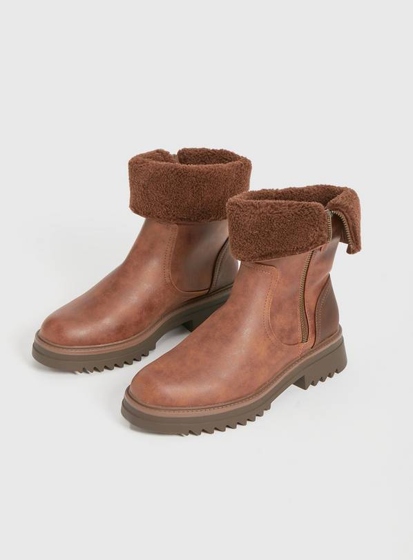 Tu 2025 brown boots