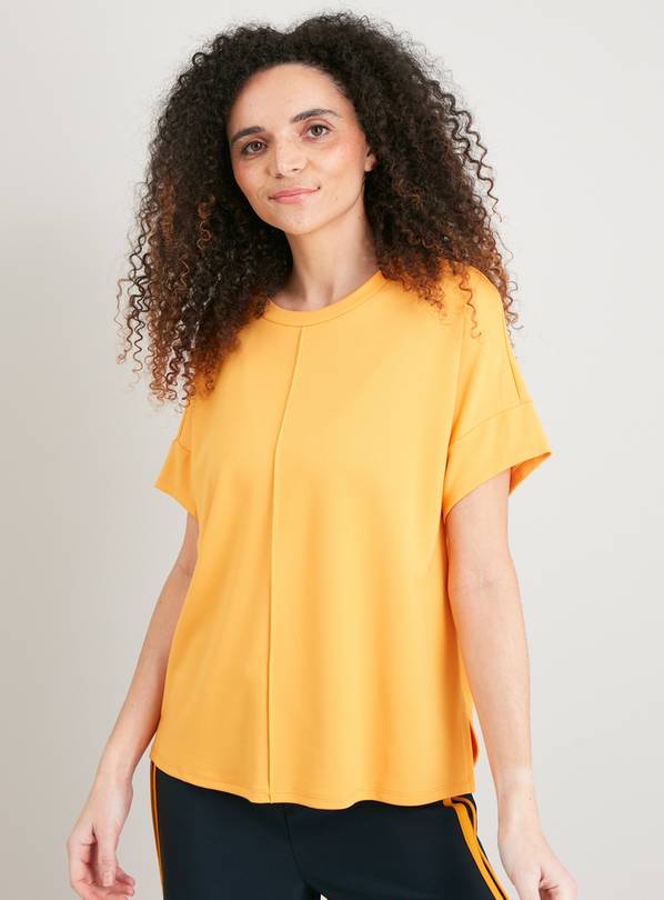 Buy Orange Relaxed Ponte T-Shirt - 20 | T-shirts | Tu