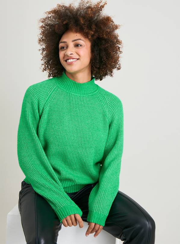Buy Green Rib Knit Jumper 24 Jumpers Argos