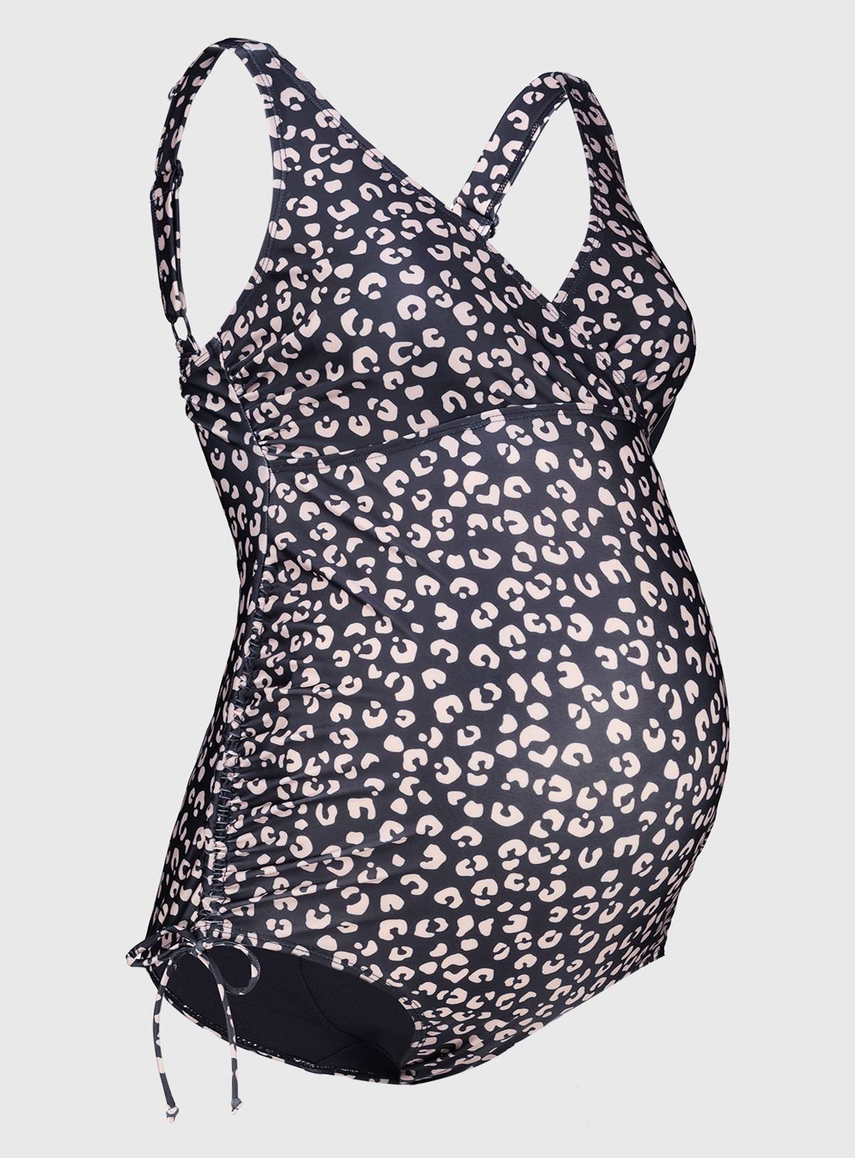 MATERNITY Leopard Print Swimsuit 6 - Image 3