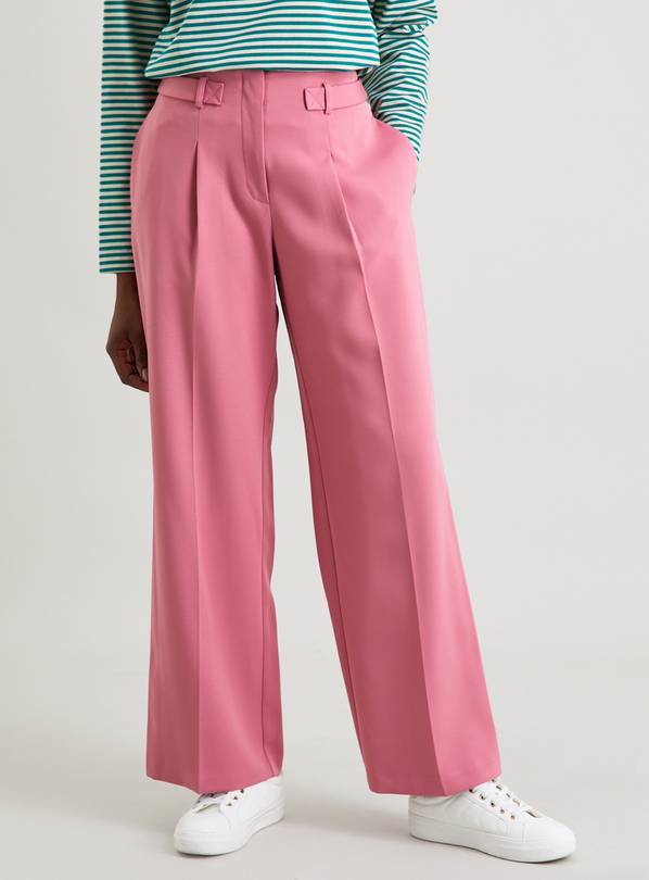 Pink Wide Leg Coord Trousers - 22L