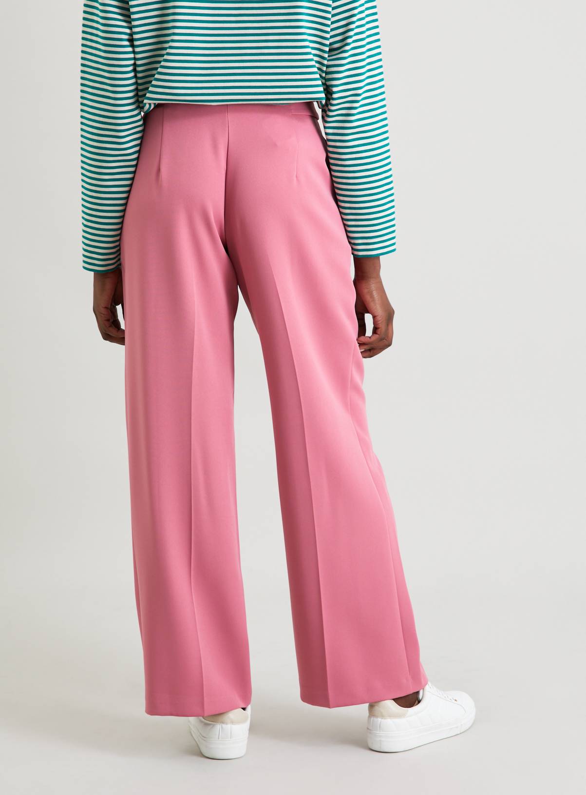 Pink Wide Leg Coord Trousers - 22L - Image 4