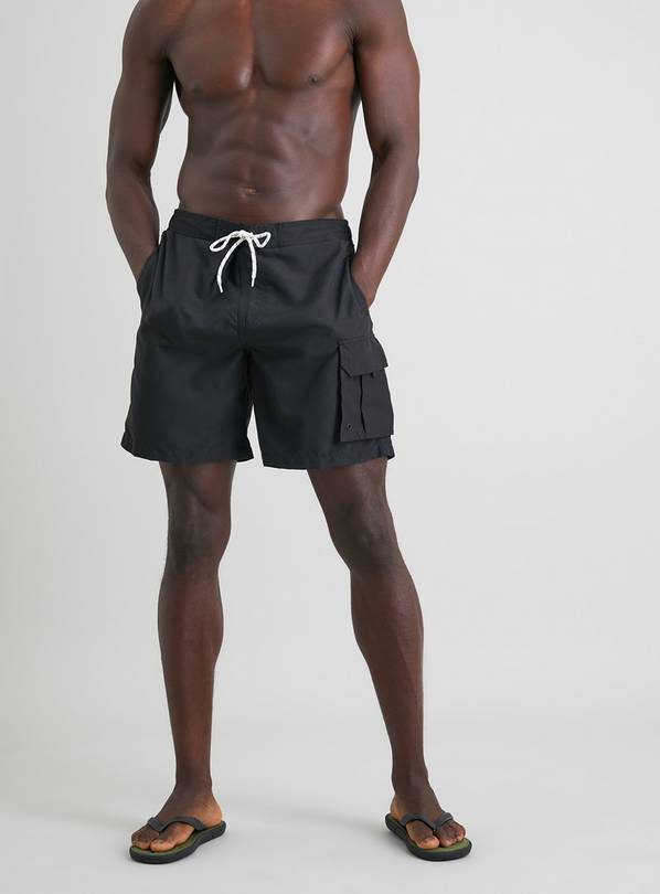 Buy Black Cargo Swim Shorts XS Swimwear Argos