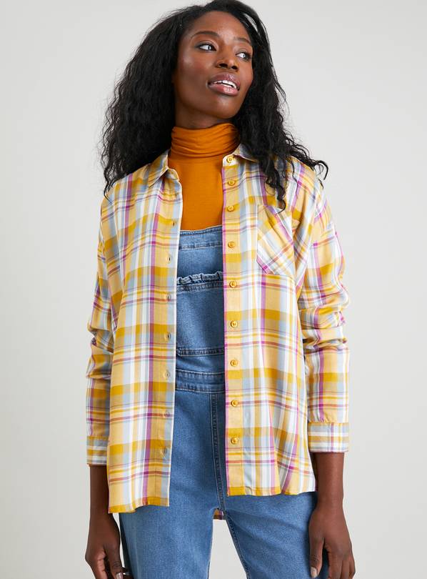 Buy Yellow Check Shirt 22 Shirts Argos