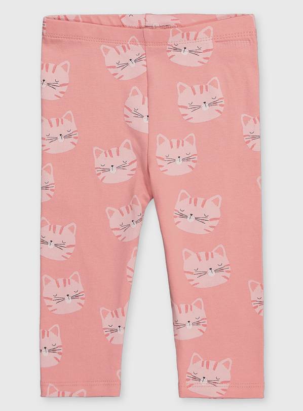 Buy Pink Cat Leggings 1824 months Trousers and leggings Argos
