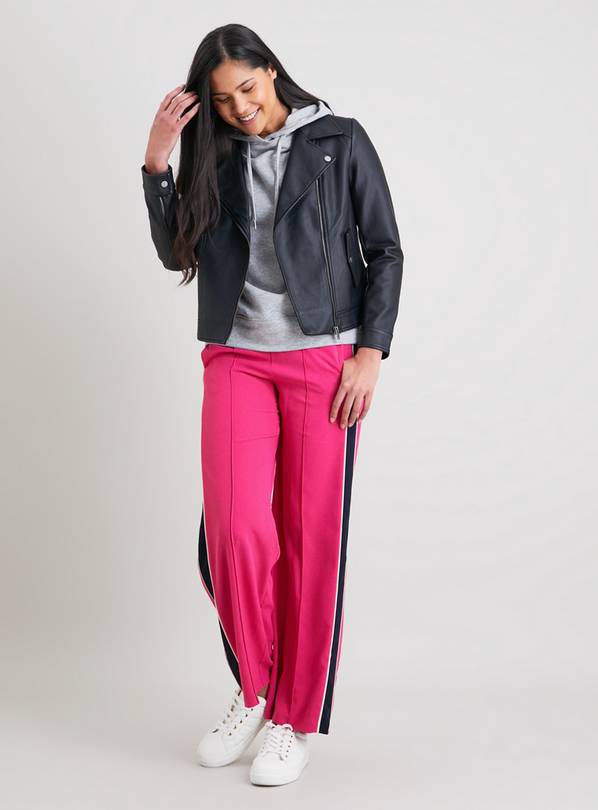 Buy Pink Side Stripe Pull On Trousers - 14S, Trousers