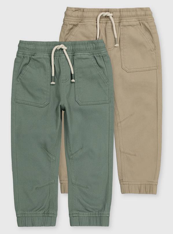 cargo jogger pants trousers for women in combo of 2