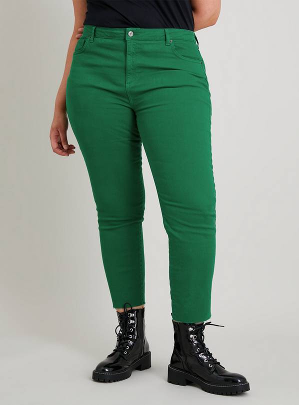 Green Vintage Straight Leg Jeans - 8S
