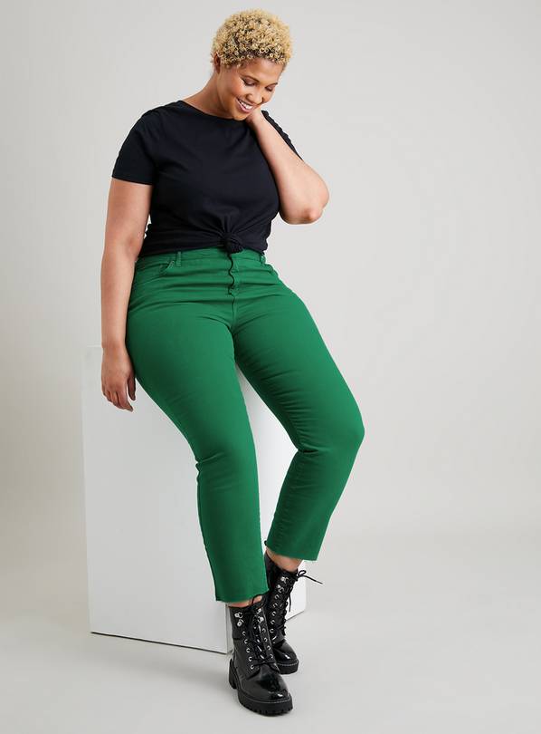 Buy Green Vintage Straight Leg Jeans - 24L, Jeans