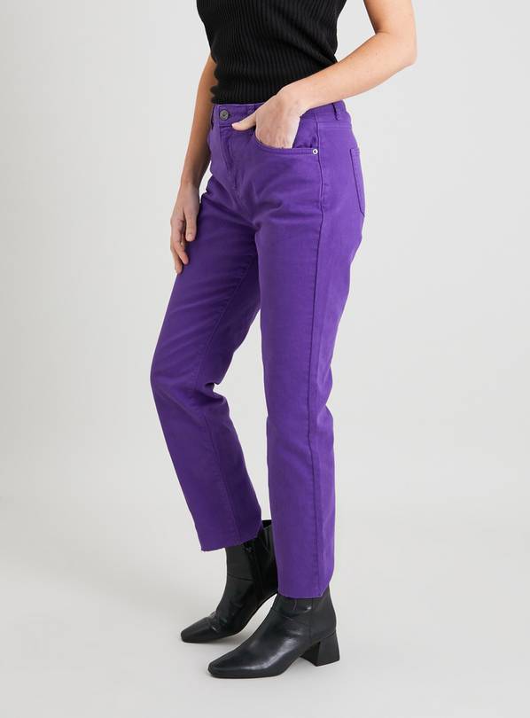 Purple sales womens jeans