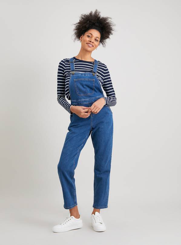 Buy Vintage Wash Denim Dungarees - 8 | Jeans | Tu
