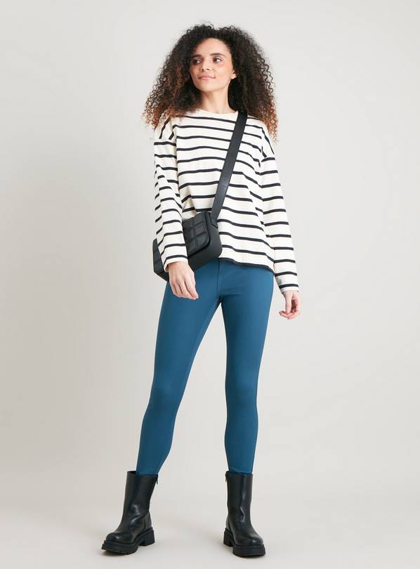 Buy Teal Skinny Treggings - 8R, Trousers