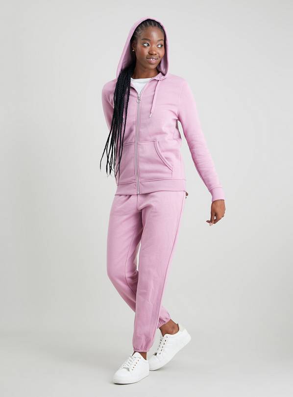 Juicy Couture straight leg joggers and zip through hoodie co-ord in