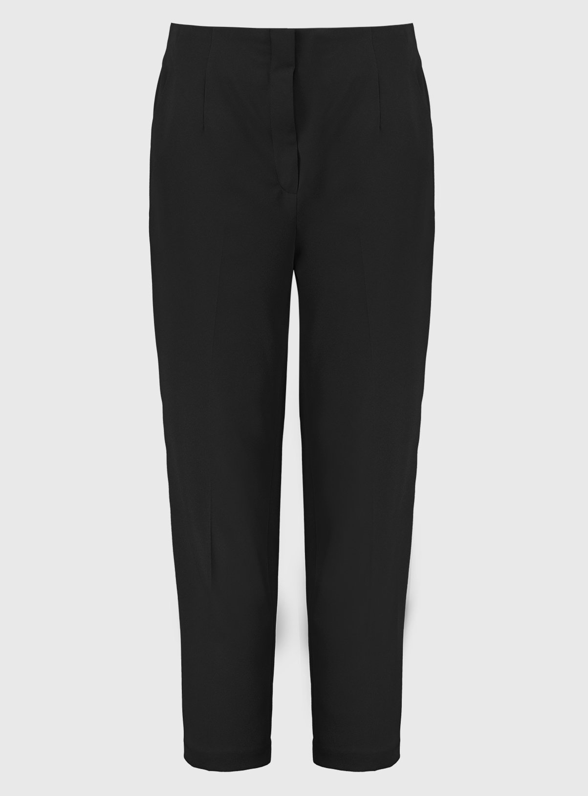 Black High Waisted Tapered Coord Trousers - 16 - Image 3 thumbnail