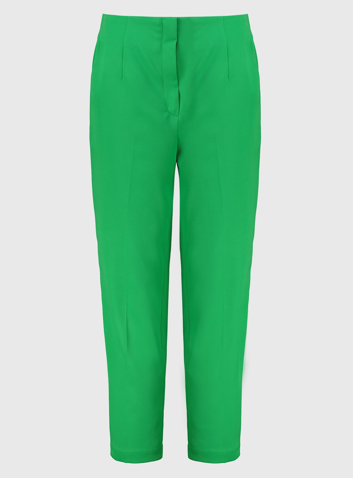 Green High Waisted Tapered Coord Trousers - 12 - Image 3 thumbnail