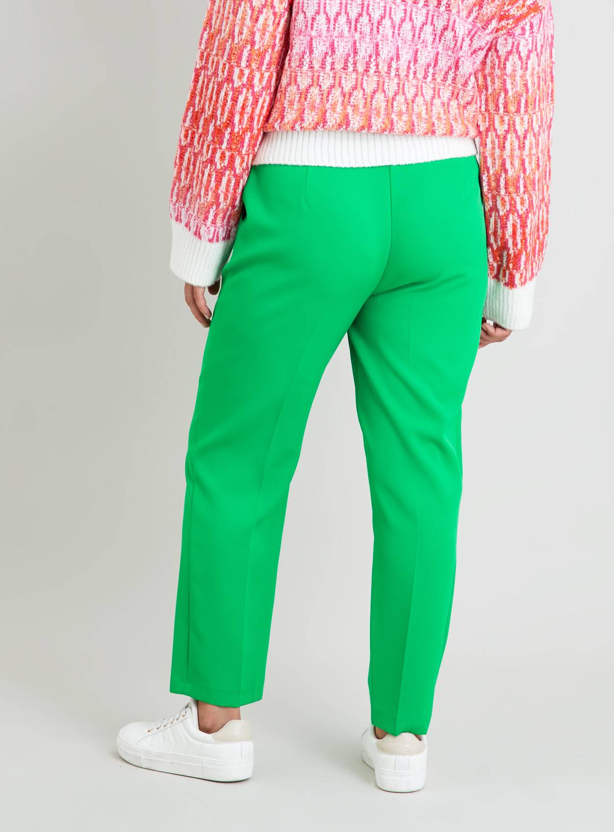 Green High Waisted Tapered Coord Trousers - 12 - Image 4