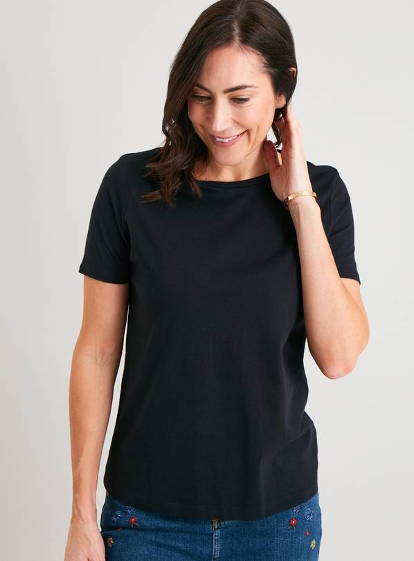 Buy Black Crew Neck Regular Fit TShirt 10 Tshirts Argos